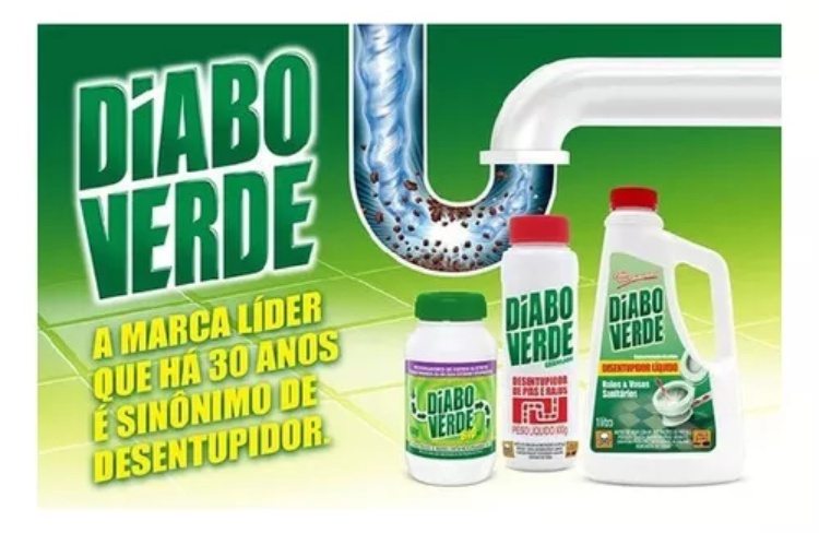 Diabo Verde Desentope mesmo a Tubulação?