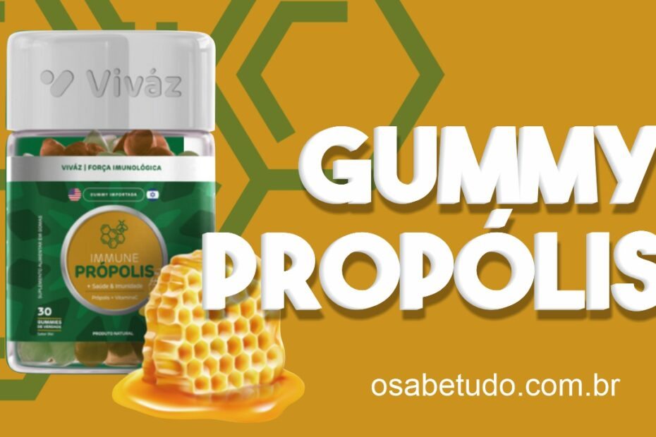 Gummy Immune Própolis - Uma explosão de sabor e saúde em cada gominha